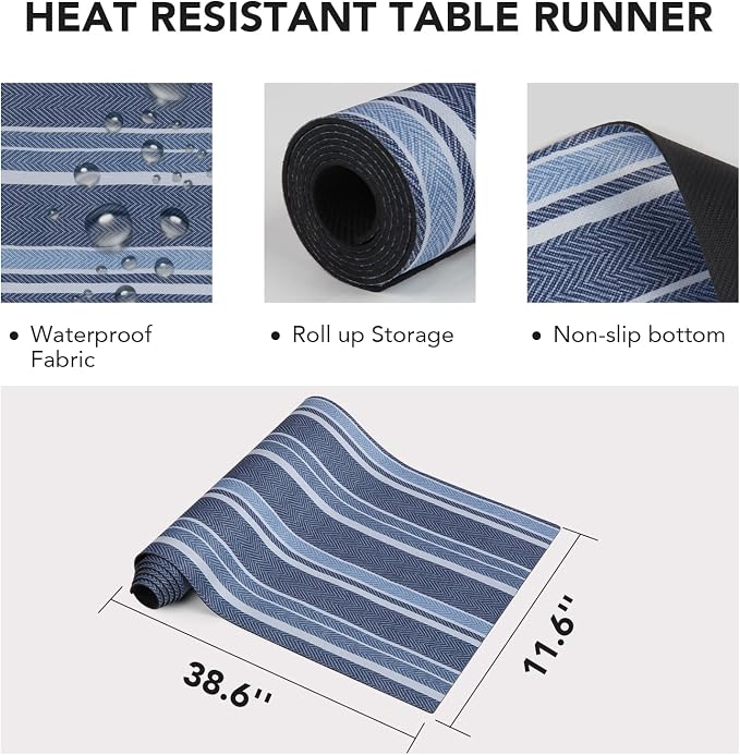 Trivet Table Runner Hot Plates Mat 12 X 40 Inch Heat Resistant Table Protector - Image 4
