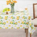Romanstile Summer Rectangle Plastic Tablecloth, 100% Waterproof Oil-Proof Lemon by Romanstile