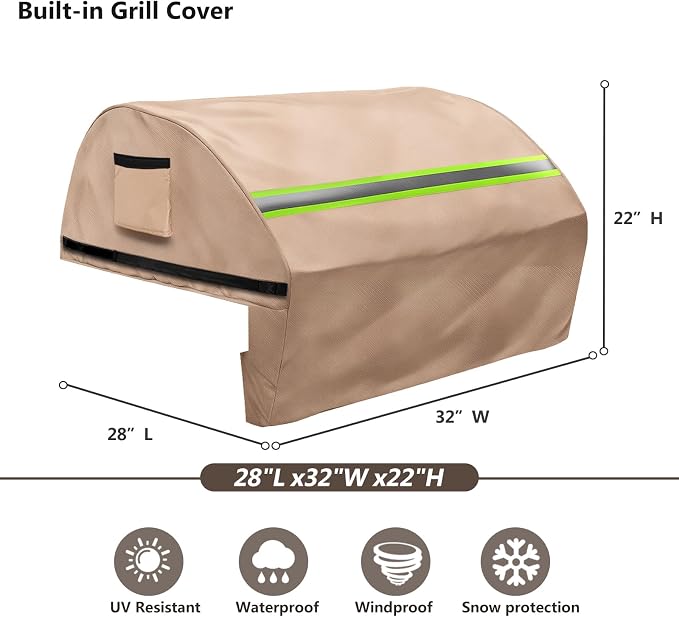 Built in Grill Cover for Blaze Premium LTE 32-Inch - Image 2