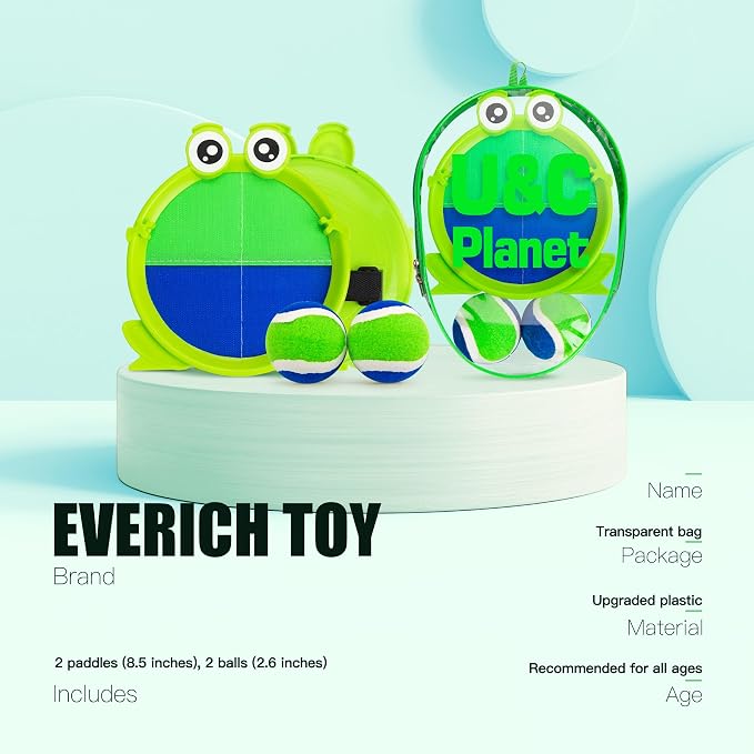 EVERICH TOY Upgraded Toss and Catch Ball Game Set, Kids Toy Stocking Stuffers - Image 2