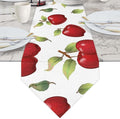 Apples Leaves Table Runners 108 Inches Long Table Runner Washable Kitchen by Aglebo