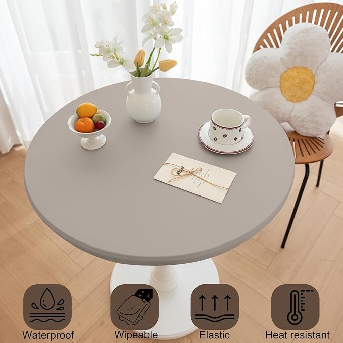 Round Fitted PU Tablecloth - Image 2