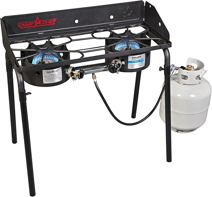 Camp Chef EX60LW Explorer 2 Burner Outdoor Camping Modular Cooking Stove by Camp+Chef