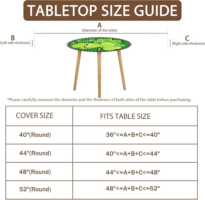 St Patricks Day Round Fitted Tablecloth - Image 4