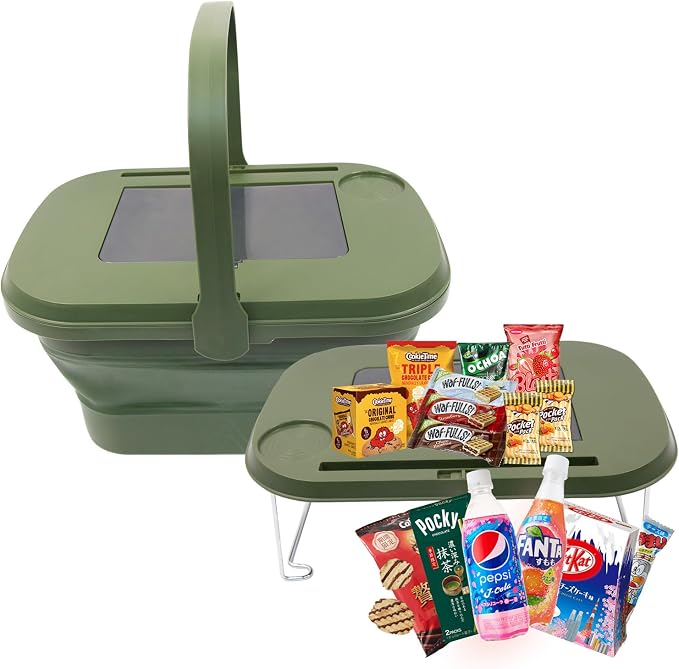 Picnic Basket for 2 Person, Foldable Bucket by Unknown