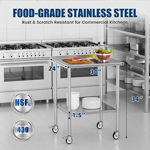 Stainless Steel Work Table - Image 3