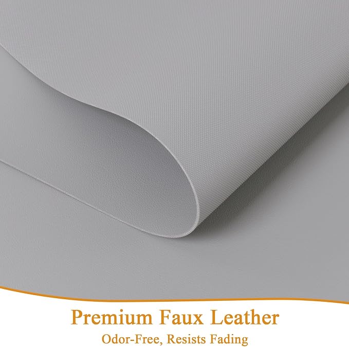 SHACOS Placemats Set of 6 Faux Leather Waterproof Leakproof Wipeable PU - Image 6