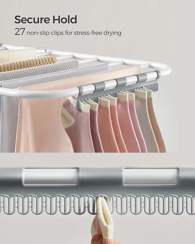 SONGMICS Clothes Drying Rack, - Image 5