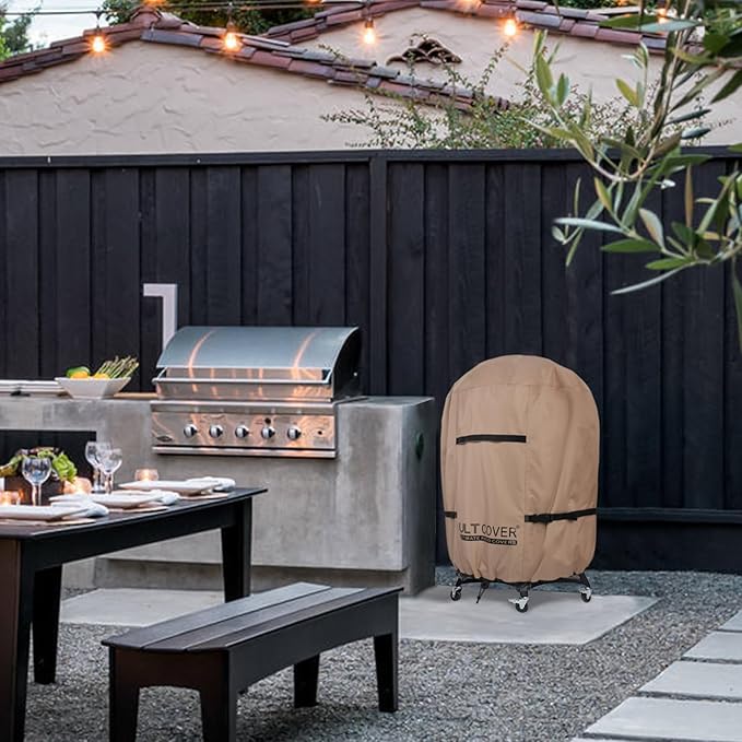 ULTCOVER Outdoor Waterproof Charcoal Kamado Joe Grill Cover - Image 6