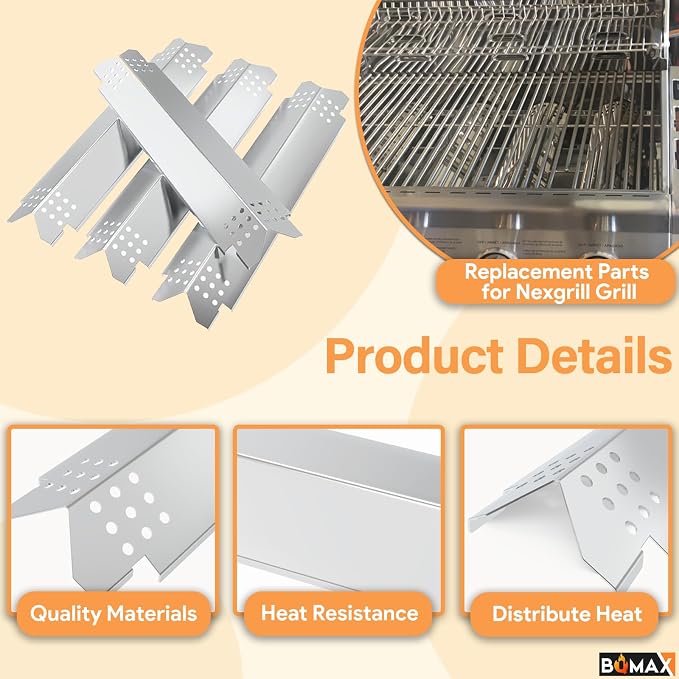 BQMAX Grill Parts for Nexgrill 4 Burner Gas Grill 720-0830H 720-0830 720-0830T - Image 5