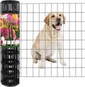 Black PVC Coated Welded Wire Fence 24 Inch x 25 Foot, 2 Inch x 3 Inch 16GA by FOREHOGARGARDEN%EF%BC%86HOME