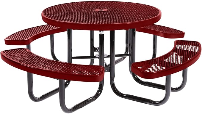 Coated Outdoor Furniture Heavy-Duty Portable Outdoor Picnic Table by CoatedOutdoorFurniture