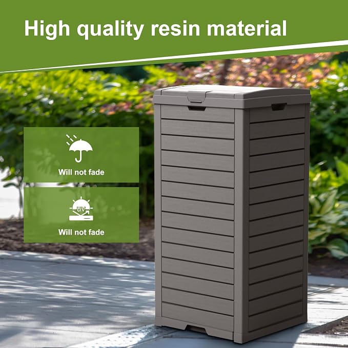 38 Gallon Outdoor Trash Can - Image 9