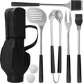 Jishi 8pcs Golf BBQ Grill Accessories Grilling Gifts by Jishi