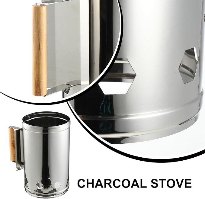 Angoily Fast Charcoal Chimney Starter Barrel - Image 4