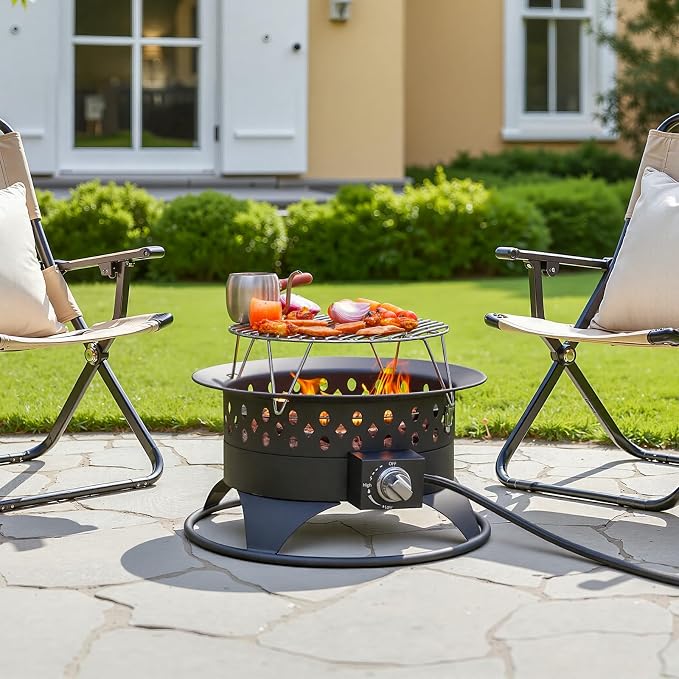 Breezz 20 Inch Propane Fire Pit - Image 7