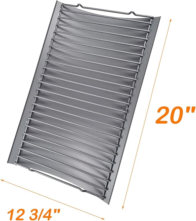 MixRBBQ 20 inch Ash pan with 2pcs Fire Grate Hanger - Image 3