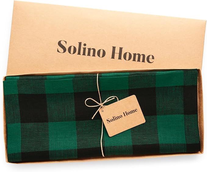 Solino Home Linen Checkered Table Runner 36 Inches - Image 5