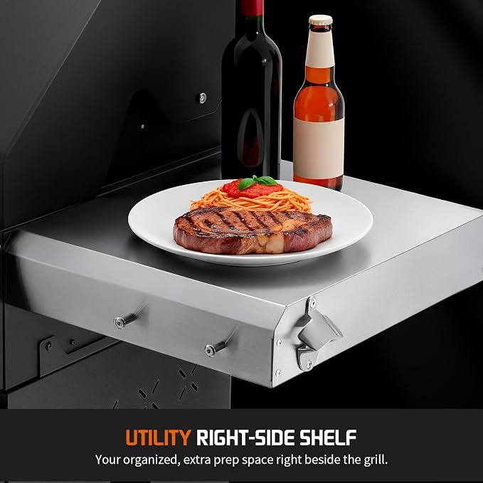 Propane Gas Grill, 5+1 Stainless Steel Barbecue Grill - Image 8