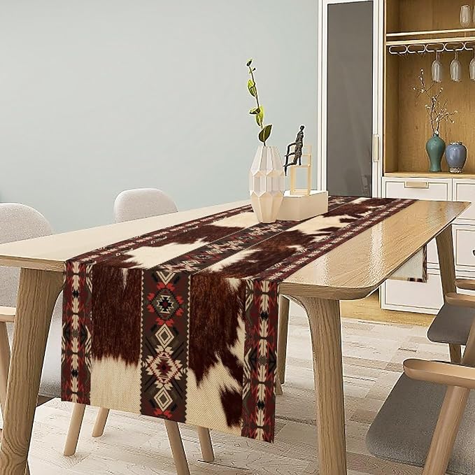 Cowhide Table Runner - Image 3