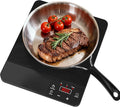 Portable Induction Cooktop 1800W, 110V Single Burner Induction Burner & Fry Pan by Nafewin