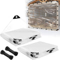 10x10ft Anti-Tear Clear Tarp Waterproof by Beeplove