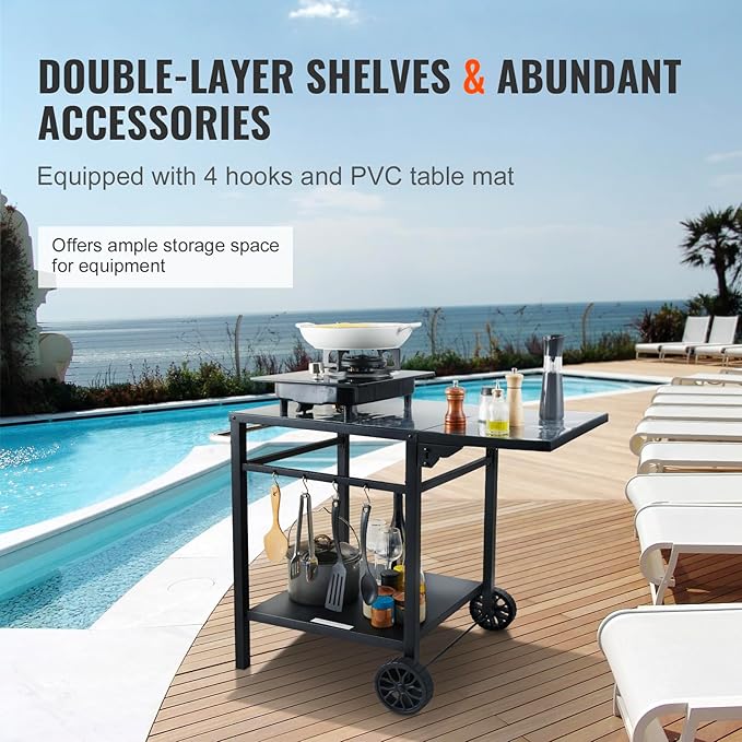 VEVOR Outdoor Grill Dining Cart - Image 4