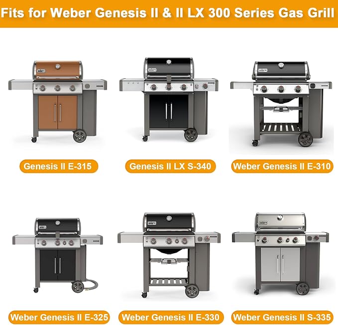 6788 Griddle Insert for Weber Genesis II 300 Series Gas Grill Non-Stick Full - Image 3