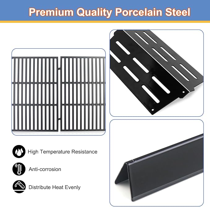 Porcelain-Enameled Steel 7620 7621 Flavorizer Bars, 7524 Grill Grates and 65505 - Image 5