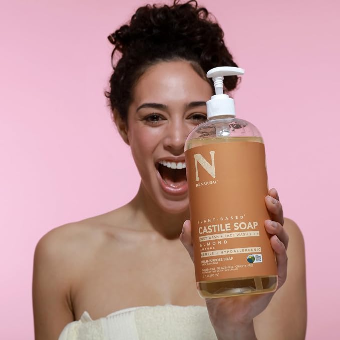 Dr. Natural Castile Liquid Soap, Paraben-Free, Cruelty-Free Multi-Purpose Soap - Image 5