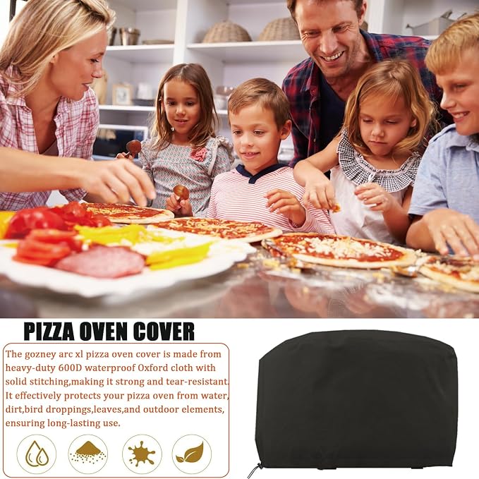 Pizza Oven Cover for Gozney Arc XL, Heavy Duty 600D Waterproof Outdoor Table - Image 2