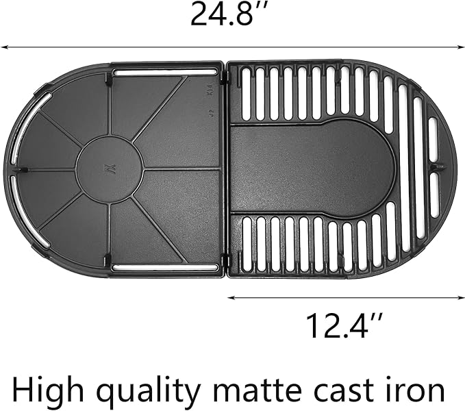 Cast Iron Cooking Griddle and Grates Replacement Parts - Image 2