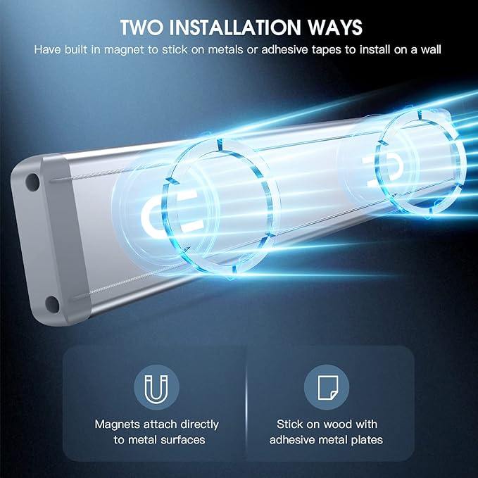 10inch Under Cabinet Lighting, 2 Pack Rechargeable Motion Sensor Light Indoor - Image 6