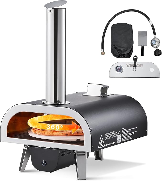 VEVOR Dual Fuel Outdoor Pizza Oven, by VEVOR