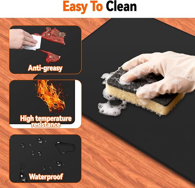 Heat Resistant Mat Under BBQ Grill, Fireproof Mat to Protect Outdoor Prep Grill - Image 4