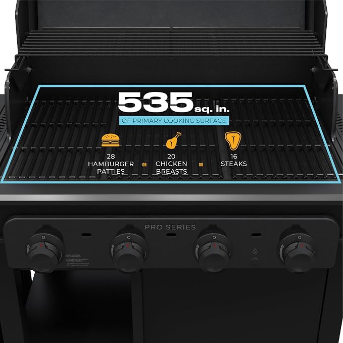 Charbroil Pro Series with Amplifire Infrared Technology 4-Burner Propane Gas - Image 8