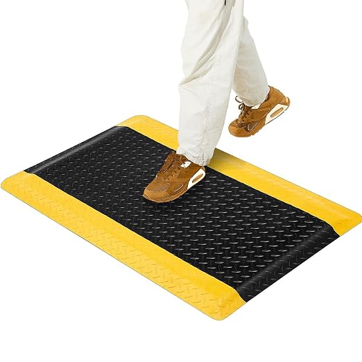 Timgle Anti Fatigue Mats Industrial 2' x 3' Heavy Duty Commercial Grade Diamond by Timgle
