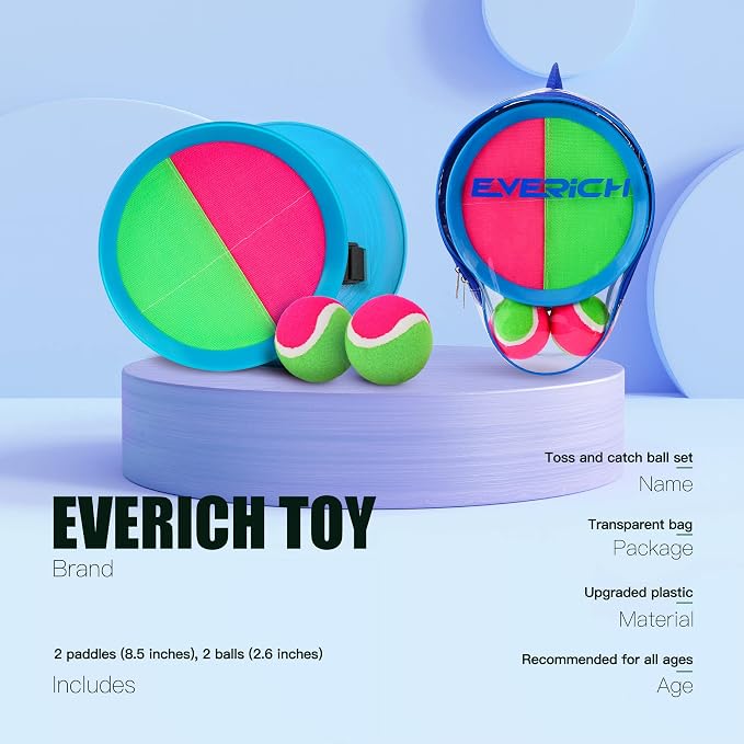EVERICH Upgraded Toss and Catch Ball Game Set - Image 2