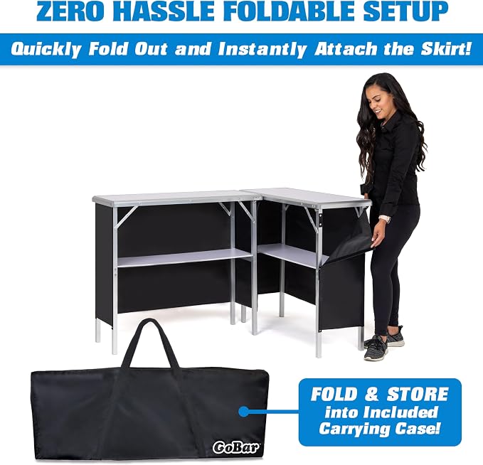 GoPong GoBar Portable Double Bar Table Set - Image 7