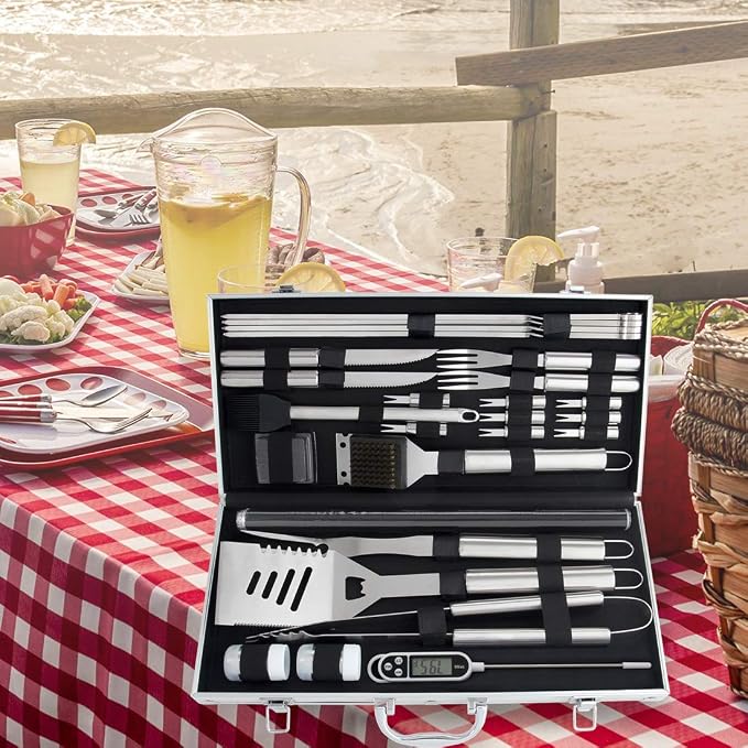 ROMANTICIST 28pcs BBQ Accessories Set - Image 7
