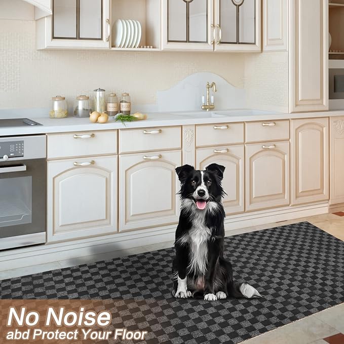 2' x 32' Runner Rugs with Rubber Backing, Indoor Outdoor Utility Carpet Runner - Image 4