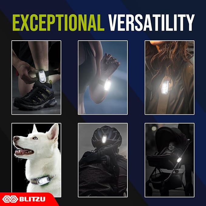 4 Pack LED Safety Light, Clip on Reflective Gear Lights - Image 3