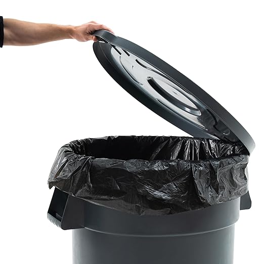 PRO&Family Commercial Round Trash Can - Image 7