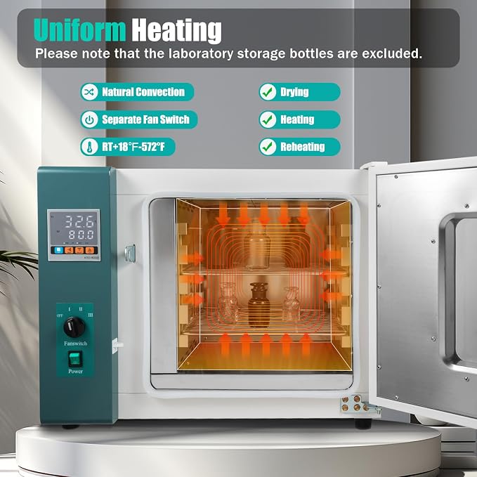 110V Horizontal Electric Blast Drying Oven, 1000W Constant Temperature Blast - Image 6