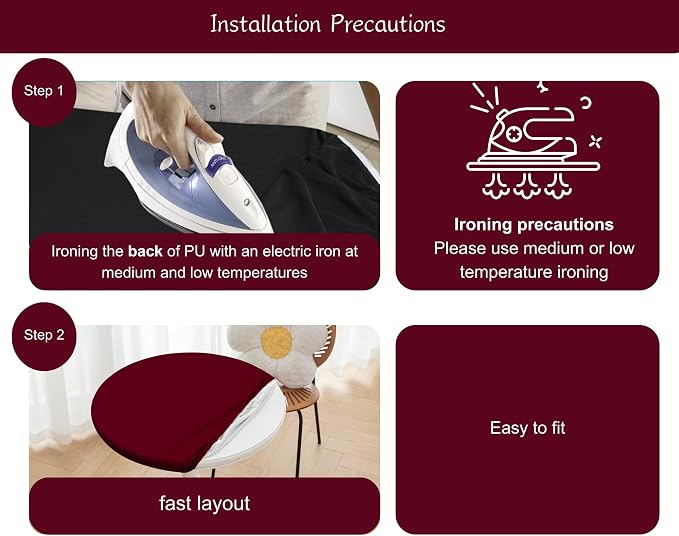 Round Fitted PU Tablecloth - Image 8
