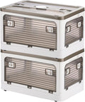 Collapsible Storage Bins with Lids, Closet Organizers, Dorm Room Essentials by UNDERCURRENTSURGING