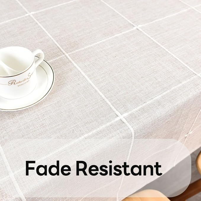 Heavy Duty Cotton Linen Table Cloth - Image 3