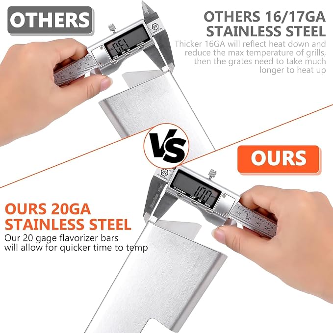 QuliMetal SUS304 15.3" Flavorizer Bars - Image 5