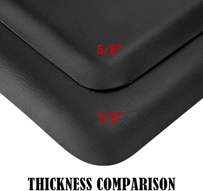 3' x 5' Salon Anti Fatigue Mat for Hair Stylist 7/8'' Thick, Rectangle Comfort - Image 6