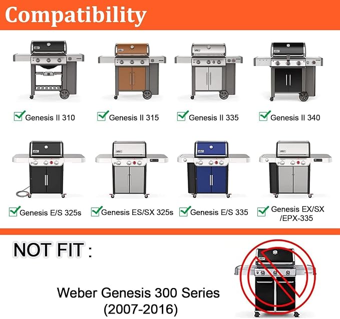 18.75" Grill Grates and Genesis II Flavorizer Bars Replacement Parts - Image 6